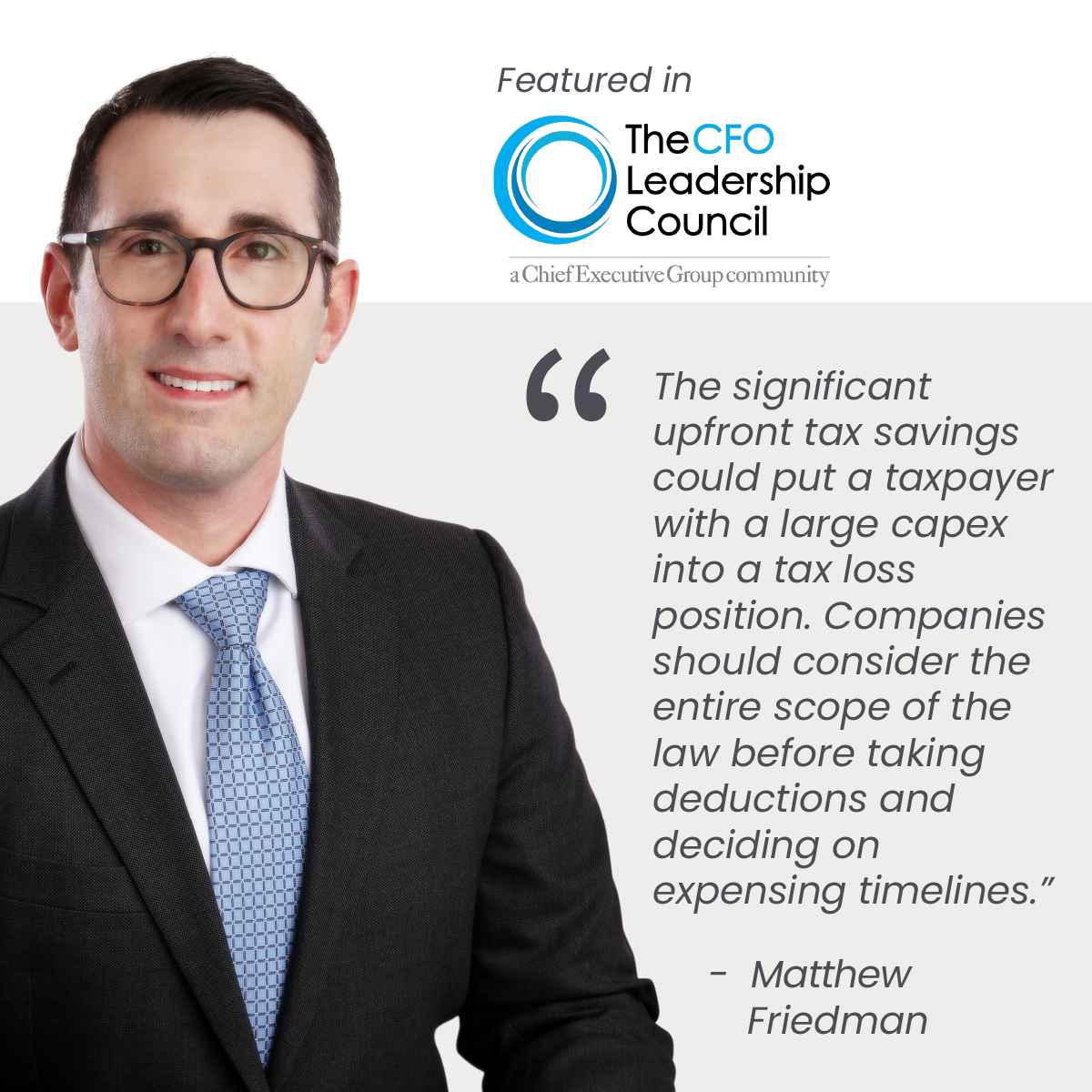 8705CFO Leadership | Big, Beautiful Tax Changes: Reaping the Benefits